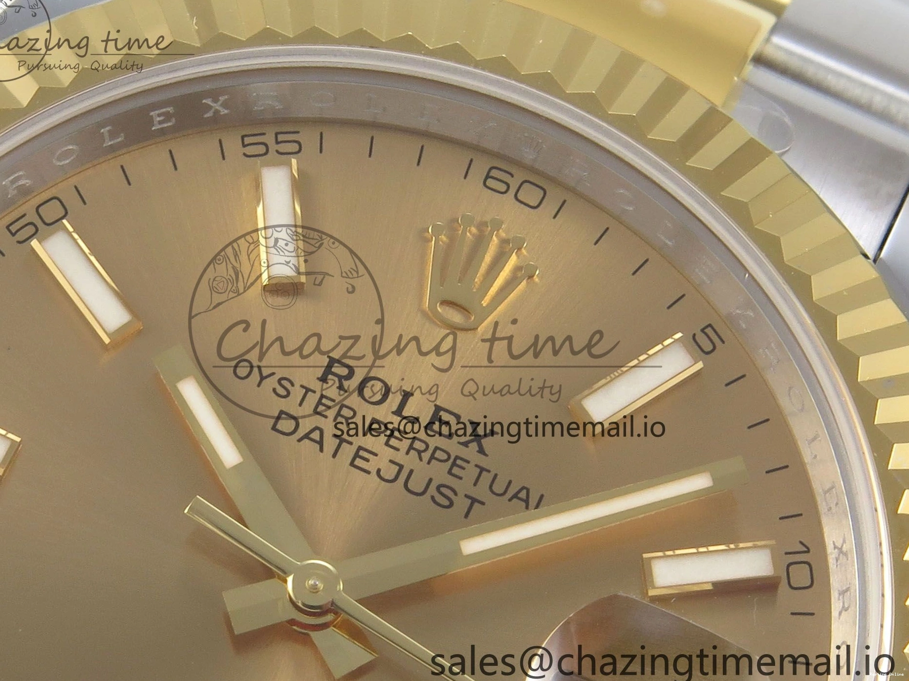 0113 Stretchable DateJust 41 126333 SS YG ARF 1:1 Best Edition YG Stick Dial on Oyster Bracelet SH3235 (Weighted) 211